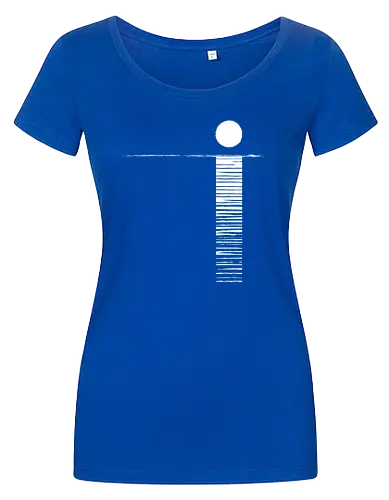 Moonlight Sun - art, moon, water, nature, mond, natur - Damen T-Shirt