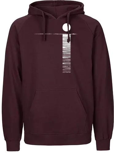 Moonlight Sun - art, moon, water, nature, mond, natur - Fairtrade Hoodie