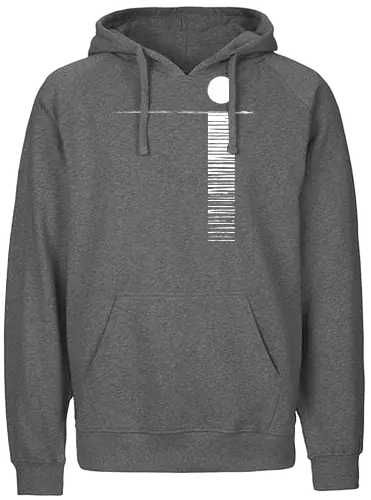 Moonlight Sun - art, moon, water, nature, mond, natur - Fairtrade Hoodie
