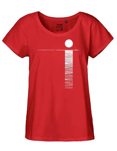 Moonlight Sun - art, moon, water, nature, mond, natur - Fairtrade Girl Shirt