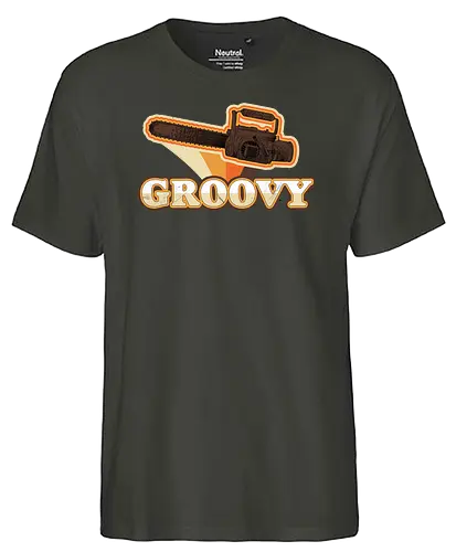 Groovy Tools - film, evil, ash, movie, horror, chainsaw, Kettensäge, dd - Fairtrade T-Shirt