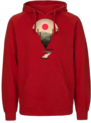 Exploring earth - nature, River, sunset, natur, outdoor, forrest, earth - Fairtrade Hoodie