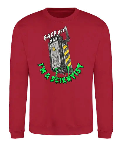 Back Off - movie, ghost, 80s, buster, scientist, science - Sweatshirt