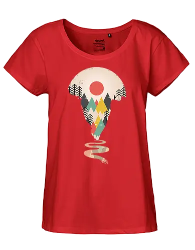 Exploring Landscapes - Landscape, nature, art, kunst - Fairtrade Girl Shirt