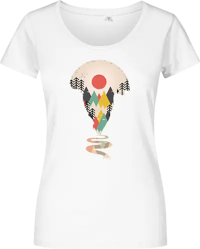 Exploring Landscapes - Landscape, nature, art, kunst - Damen T-Shirt