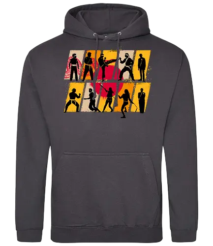 Cobra Conflict - cobra, kai, karate, Dojo, popart, Martial art - Standard Hoodie