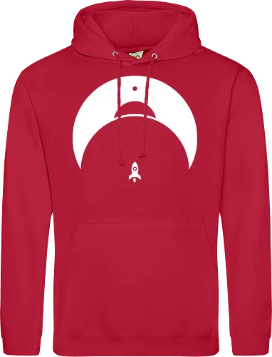 Retro Rocket - science, rocket, space, journey, weltraum, rakete - Standard Hoodie