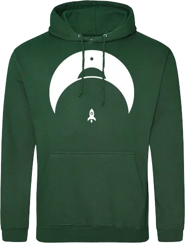 Retro Rocket - science, rocket, space, journey, weltraum, rakete - Standard Hoodie