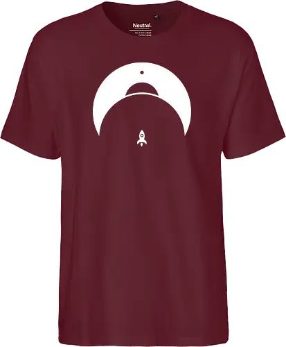 Retro Rocket - science, rocket, space, journey, weltraum, rakete - Fairtrade T-Shirt
