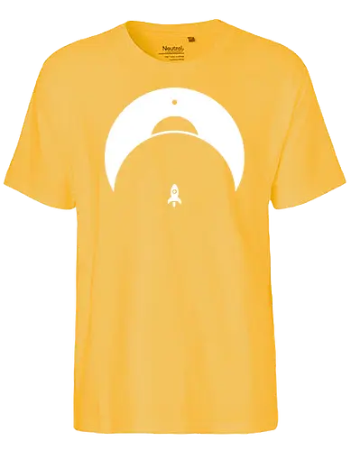 Retro Rocket - science, rocket, space, journey, weltraum, rakete - Fairtrade T-Shirt