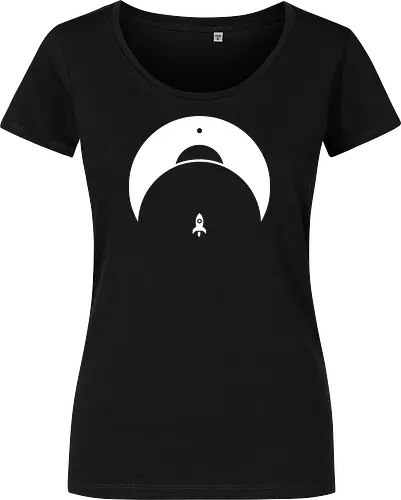 Retro Rocket - science, rocket, space, journey, weltraum, rakete - Damen T-Shirt