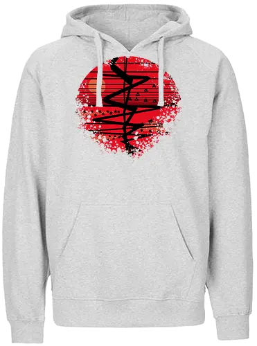 Japan Dawn - Dawn, sun, art, japan, nippon, Sonnenaufgang - Fairtrade Hoodie
