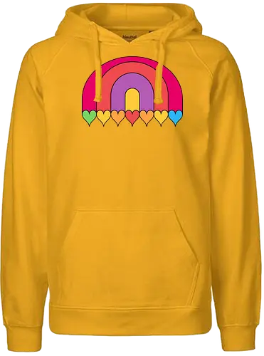 Rainbow Loves - rainbow, colour, Lgbtq, lgbt, love, Love all - Fairtrade Hoodie