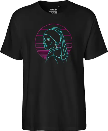 Girl with a neon rring