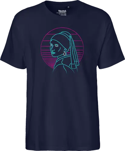 Girl with a neon rring