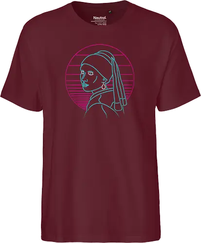 Girl with a neon rring