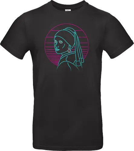 Girl with a neon rring
