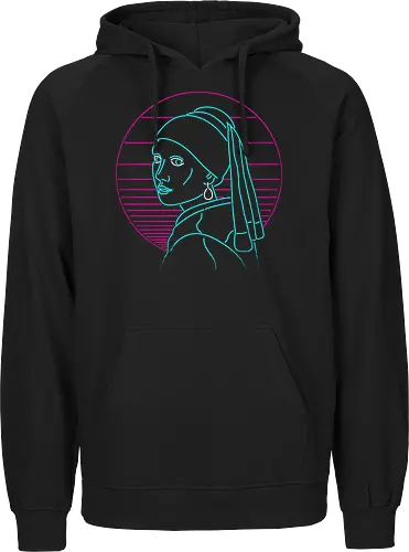 Girl with a neon rring