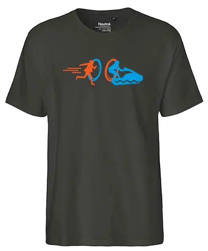 Jet Ski Vibes - tv, Insider, joke, Jet Ski, time travel, mashup - Fairtrade T-Shirt
