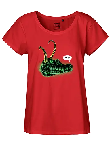 Cheeky Alligator - Alligator, time, timeline, Variant, tv - Fairtrade Girl Shirt