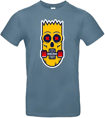 Aw Man - bart, skateboard, ay karamba, skull, skate, dth - Standard T-Shirt