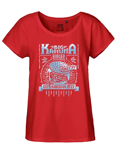 Big Kahuna Burger - big kahuna burger, tarantino, hawaiian burger, burger, tasty, essen, beef, Retro - Fairtrade Girl Shirt