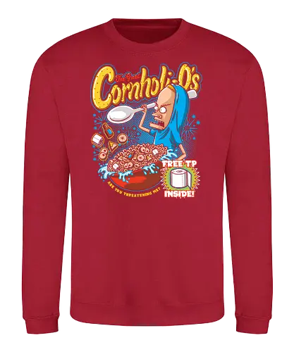 Cornholi-O's - tp, bumhole, müsli, fun, mashup, bvis, butthd, cerl - Sweatshirt