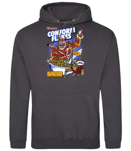 Conform Flakes - obey, they live, flakes, müsli, 80s, cerl - Standard Hoodie