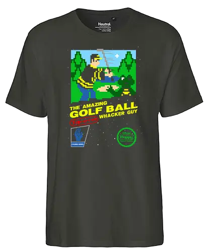 Happy Golf - adam sandler, happy gilmore, video game, classic game, golf, mashup, 90s - Fairtrade T-Shirt