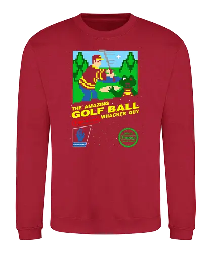 Happy Golf - adam sandler, happy gilmore, video game, classic game, golf, mashup, 90s - Sweatshirt