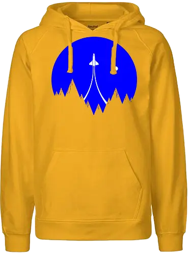 Lift Off - rocket, Sky, space, travel - Fairtrade Hoodie