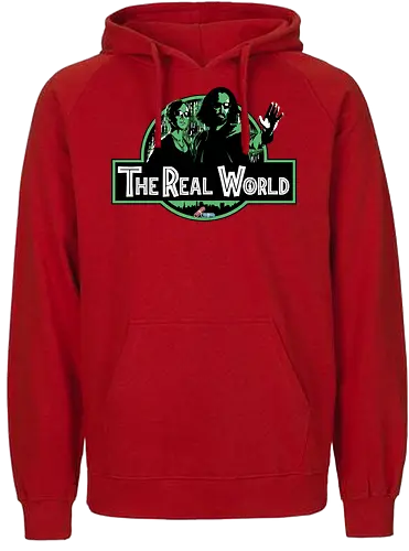 The Real World - matrix, neo, mashup, jurassic, Real World - Fairtrade Hoodie