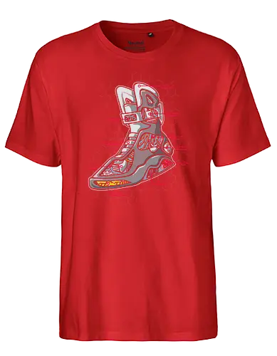 Sneaker Anatomy - pump, future, timetravel, marty, macfly, science fiction, sci fi, 80s, snker - Fairtrade T-Shirt
