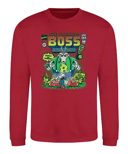 The horrible Boss - nick, nickelodeon, rocko, rockos modern life, spunky, heffer, filburt, comic, rockos moderConsole leben - Sweatshirt