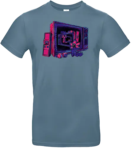 Infinite Upside Down - 80s, neon, stranger, tv, demodog - Standard T-Shirt