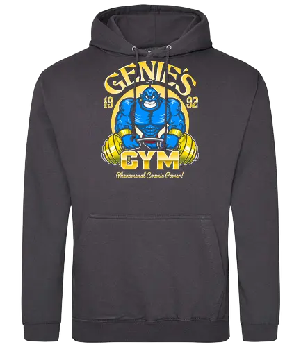 Genie's Gym - genie, djinn, djinie, gym, film, fun - Standard Hoodie