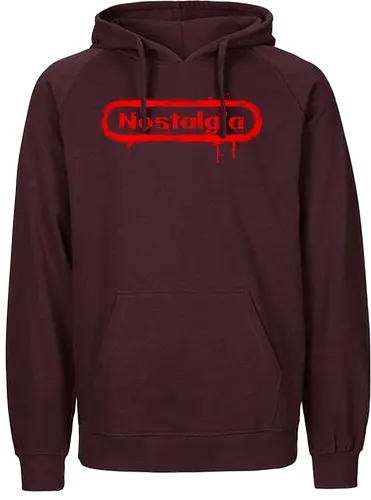 Nostalgia - logo, nostalgia, retro, gaming - Fairtrade Hoodie