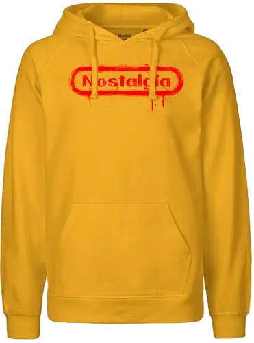 Nostalgia - logo, nostalgia, retro, gaming - Fairtrade Hoodie