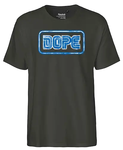 Dope - logo, nostalgia, dope, 80s - Fairtrade T-Shirt