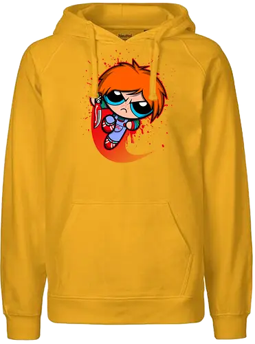 Powerchuck - powerpuff, girls, chuck, chucky, doll, puppe, toy, zeichentrick, comic - Fairtrade Hoodie
