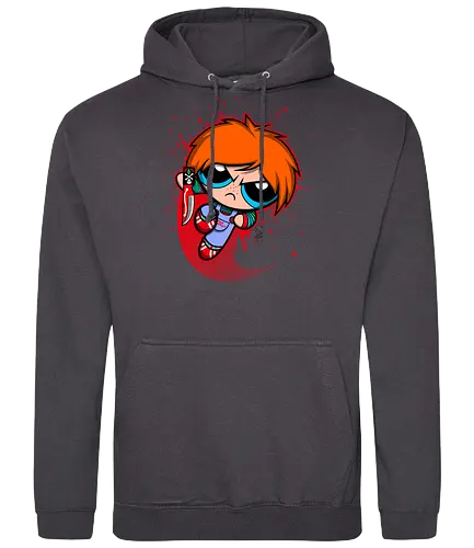 Powerchuck - powerpuff, girls, chuck, chucky, doll, puppe, toy, zeichentrick, comic - Standard Hoodie