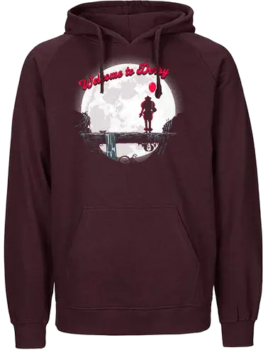 The Derry King - derry, it, es, horror, clown, mashup, Clown - Fairtrade Hoodie