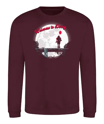 The Derry King - derry, it, es, horror, clown, mashup, Clown - Sweatshirt