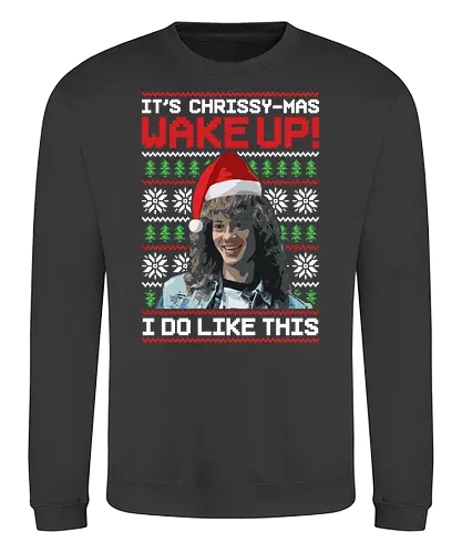 Happy Chrissymas - christmas, chrissy, strange, Eddie, weihnachten - Sweatshirt
