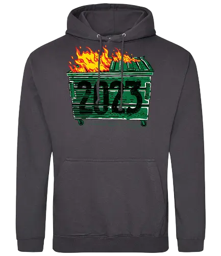 Dumpster Fire 2023 - 2023, dumpster, dumpster fire - Standard Hoodie