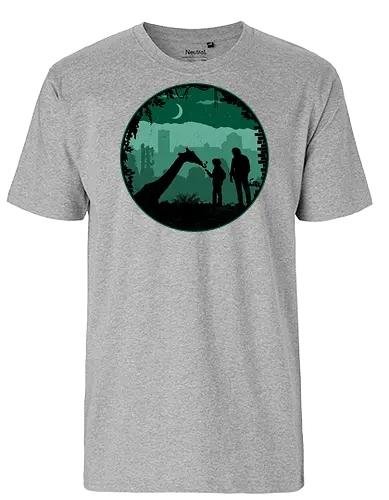 Wild Journey - Last of us, ellie, Joel, giraffe - Fairtrade T-Shirt