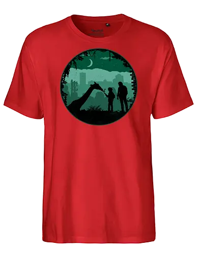 Wild Journey - Last of us, ellie, Joel, giraffe - Fairtrade T-Shirt