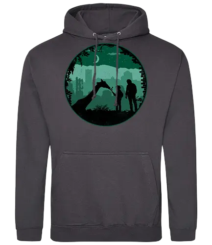 Wild Journey - Last of us, ellie, Joel, giraffe - Standard Hoodie