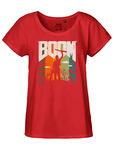 This is My Boomstick - Vintage - boom, doom, vintage, retro - Fairtrade Girl Shirt