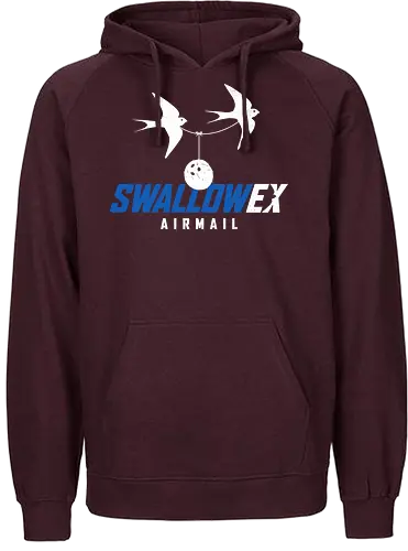 SWALLOW EX Airmail - monty python, holy grail, Schwalbe, Swallow - Fairtrade Hoodie